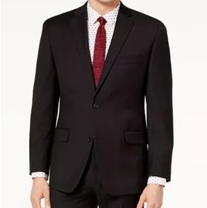 Michael Kors Modern Two-Button Suit, Black